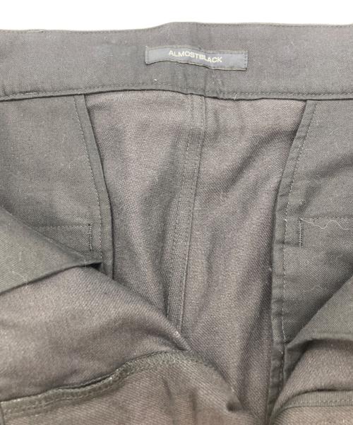 ALMOSTBLACK（オールモストブラック）ALMOSTBLACK (オールモストブラック) SKIRT TROUSERS ブラック サイズ:SIZE 2の古着・服飾アイテム