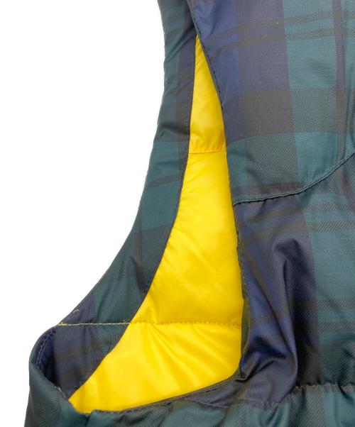 POLO RALPH LAUREN（ポロ・ラルフローレン）POLO RALPH LAUREN (ポロ・ラルフローレン) ブラックウォッチダウンベスト グリーン サイズ:SIZE Lの古着・服飾アイテム