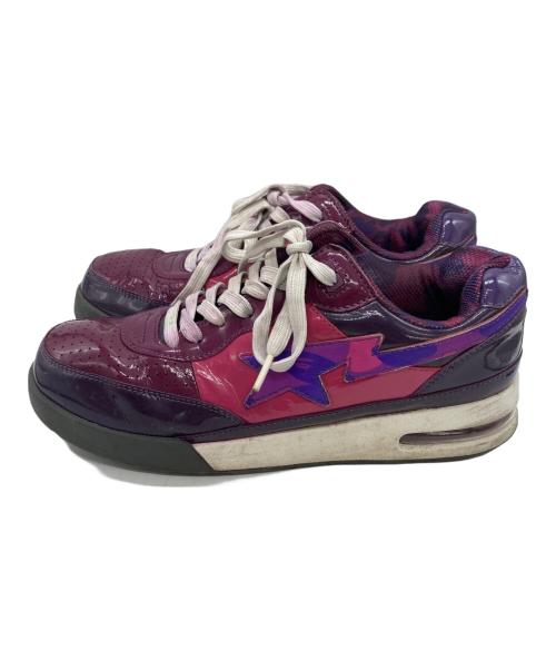 A BATHING APE（アベイシングエイプ）A BATHING APE (アベイシングエイプ) ROAD STA ローカットスニーカー パープル サイズ:	SIZE 27.5cmの古着・服飾アイテム