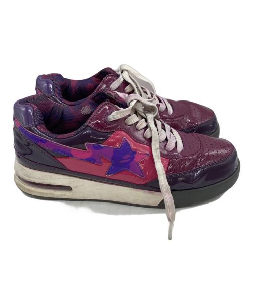 A BATHING APE（アベイシングエイプ）A BATHING APE (アベイシングエイプ) ROAD STA ローカットスニーカー パープル サイズ:	SIZE 27.5cmの古着・服飾アイテム