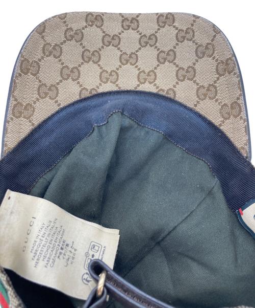 GUCCI（グッチ）GUCCI (グッチ) GGキャンバス ベースボールキャップ ベージュ サイズ:SIZE Mの古着・服飾アイテム