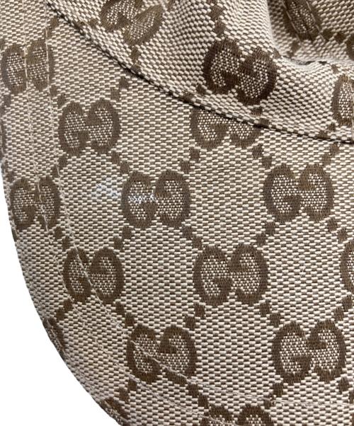 GUCCI（グッチ）GUCCI (グッチ) GGキャンバス ベースボールキャップ ベージュ サイズ:SIZE Mの古着・服飾アイテム