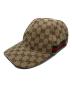 GUCCI（グッチ）の古着「GGキャンバス ベースボールキャップ」｜ベージュ
