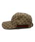 GUCCI (グッチ) GGキャンバス ベースボールキャップ ベージュ サイズ:SIZE M：18000円