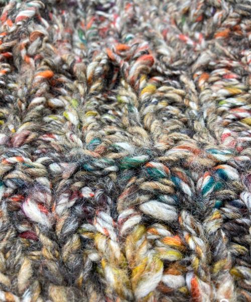 TODAYFUL（トゥデイフル）TODAYFUL (トゥデイフル) Mix Handknit Vest ブラウン サイズ:SIZE Freeの古着・服飾アイテム