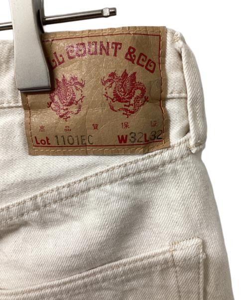 FULLCOUNT（フルカウント）FULLCOUNT (フルカウント) Straight Ecru Selvedge Denim アイボリー サイズ:	SIZE 32の古着・服飾アイテム