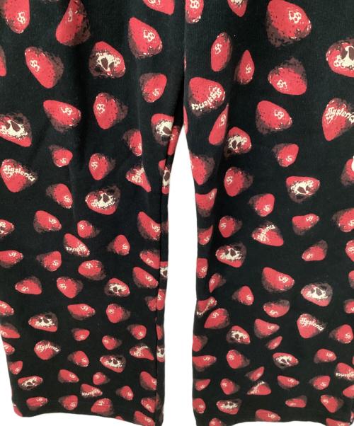 Hysteric Glamour（ヒステリックグラマー）Hysteric Glamour (ヒステリックグラマー) SKULL BERRY PATTERN柄 スウェットパンツ ブラック サイズ:SIZE Freeの古着・服飾アイテム