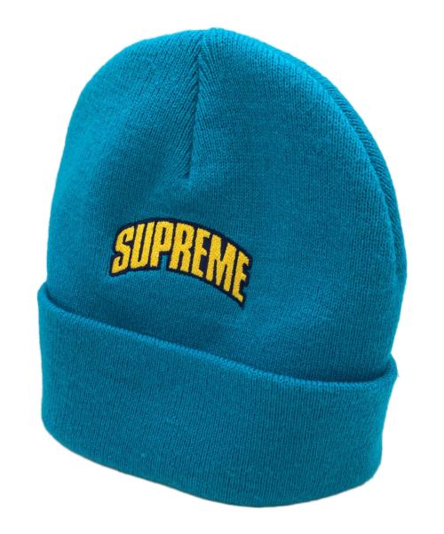 SUPREME（シュプリーム）Supreme (シュプリーム) Crown Logo Beanie ブルーの古着・服飾アイテム