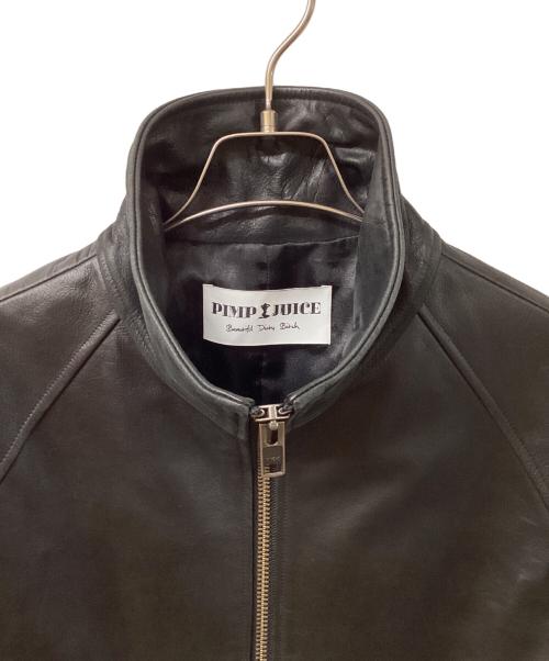 PIMP JUICE（ピンプジュース）PIMP JUICE (ピンプジュース) レザージャケット ブラック サイズ:	SIZE M	の古着・服飾アイテム