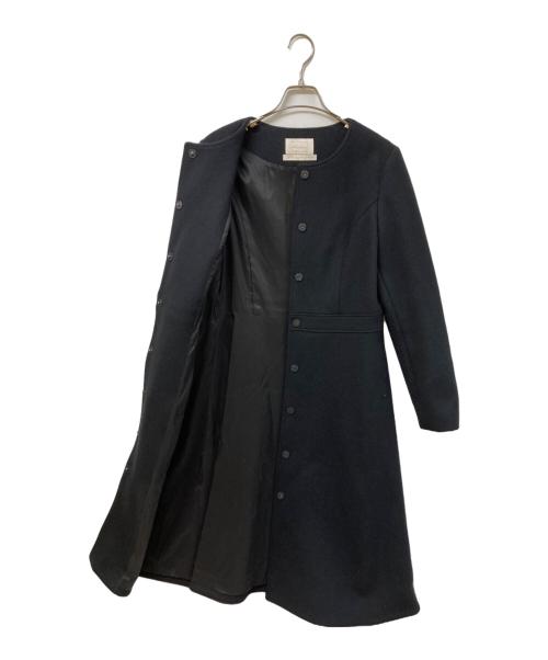 Aveniretoile（アベニールエトワール）Aveniretoile (アベニールエトワール) Super170's切替ロングコート ブラック サイズ:SIZE 38の古着・服飾アイテム