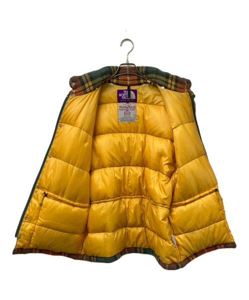 THE NORTHFACE PURPLELABEL（ザ・ノースフェイス パープルレーベル）THE NORTHFACE PURPLELABEL (ザ・ノースフェイス パープルレーベル) Harris Tweed (ハリスツイード) ダウンジャケット ブラウン サイズ:	SIZE Lの古着・服飾アイテム