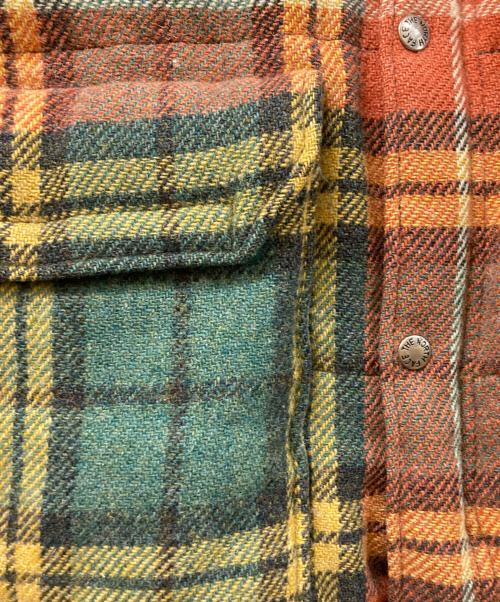 THE NORTHFACE PURPLELABEL（ザ・ノースフェイス パープルレーベル）THE NORTHFACE PURPLELABEL (ザ・ノースフェイス パープルレーベル) Harris Tweed (ハリスツイード) ダウンジャケット ブラウン サイズ:	SIZE Lの古着・服飾アイテム