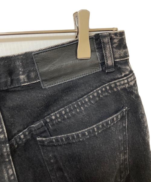 JOHN LAWRENCE SULLIVAN（ジョン ローレンス サリバン）JOHN LAWRENCE SULLIVAN (ジョン ローレンス サリバン) WASHED DENIM HOLLOWED OUT PANTS/ウォッシュドデニムホロウドアウトパンツ ブラック サイズ:SIZE Sの古着・服飾アイテム