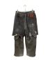 ANDERSSON BELL (アンダーソンベル) RUGGED DENIM-INSET SWEATPANTS ブラック サイズ:SIZE L：20000円