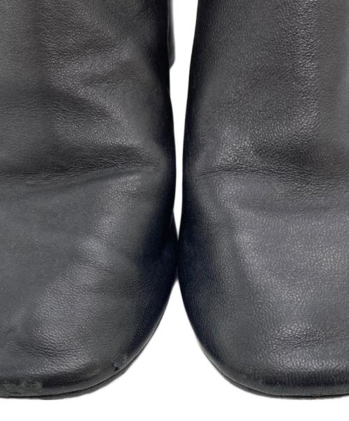 MM6 Maison Margiela（エムエムシックスメゾンマルジェラ）MM6 Maison Margiela (エムエムシックスメゾンマルジェラ) サイドゴアショートブーツ ブラック サイズ:SIZE 37の古着・服飾アイテム