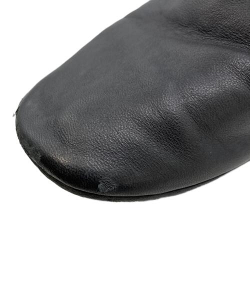 MM6 Maison Margiela（エムエムシックスメゾンマルジェラ）MM6 Maison Margiela (エムエムシックスメゾンマルジェラ) サイドゴアショートブーツ ブラック サイズ:SIZE 37の古着・服飾アイテム