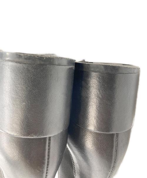 MM6 Maison Margiela（エムエムシックスメゾンマルジェラ）MM6 Maison Margiela (エムエムシックスメゾンマルジェラ) サイドゴアショートブーツ ブラック サイズ:SIZE 37の古着・服飾アイテム