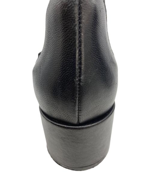 MM6 Maison Margiela（エムエムシックスメゾンマルジェラ）MM6 Maison Margiela (エムエムシックスメゾンマルジェラ) サイドゴアショートブーツ ブラック サイズ:SIZE 37の古着・服飾アイテム