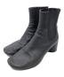 MM6 Maison Margiela（エムエムシックスメゾンマルジェラ）の古着「サイドゴアショートブーツ」｜ブラック