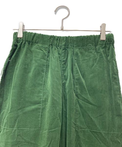 HUIS（ハウス）HUIS (ハウス) みじんコールイージーワークパンツ エバーグリーン サイズ:F 未使用品の古着・服飾アイテム