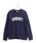 CarHartt（カーハート）の古着「UNIVERSITY SWEAT」｜ネイビー