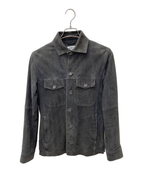 EMMETI（エンメティ）EMMETI (エンメティ) Brilla per il gusto (ブリッラ ペル イルグースト) スエードシャツジャケット グレー サイズ:44の古着・服飾アイテム