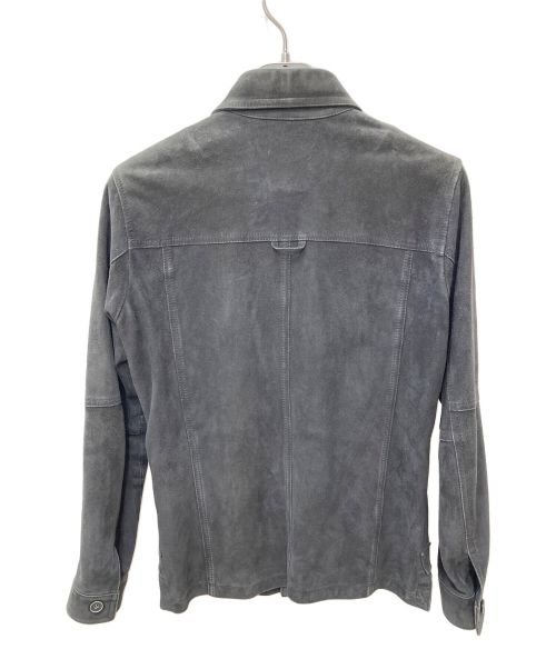 EMMETI（エンメティ）EMMETI (エンメティ) Brilla per il gusto (ブリッラ ペル イルグースト) スエードシャツジャケット グレー サイズ:44の古着・服飾アイテム