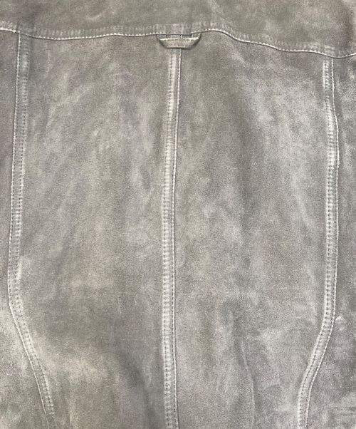 EMMETI（エンメティ）EMMETI (エンメティ) Brilla per il gusto (ブリッラ ペル イルグースト) スエードシャツジャケット グレー サイズ:44の古着・服飾アイテム