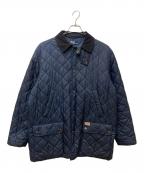 POLO RALPH LAURENポロ・ラルフローレン）の古着「キルティングハーフコート」｜ネイビー