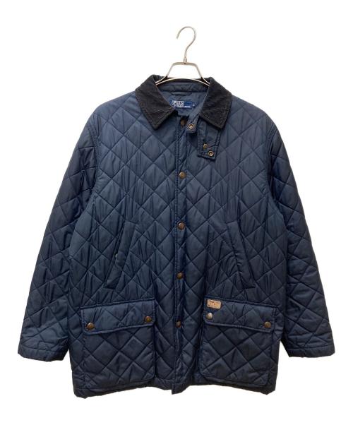 POLO RALPH LAUREN（ポロ・ラルフローレン）POLO RALPH LAUREN (ポロ・ラルフローレン) キルティングハーフコート ネイビー サイズ:Lの古着・服飾アイテム
