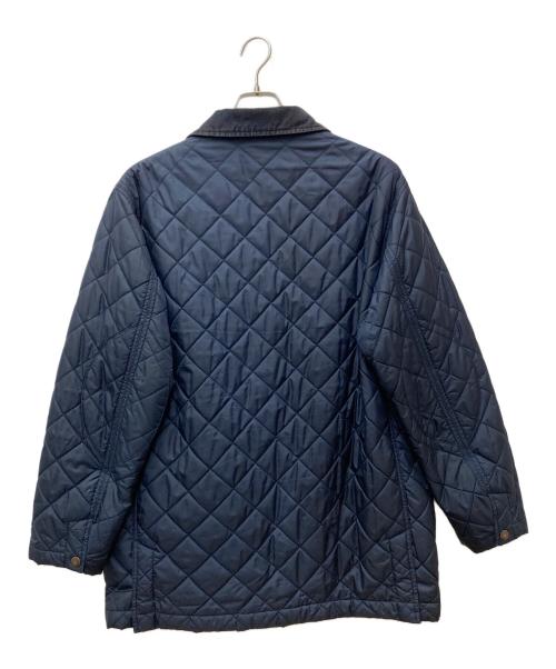 POLO RALPH LAUREN（ポロ・ラルフローレン）POLO RALPH LAUREN (ポロ・ラルフローレン) キルティングハーフコート ネイビー サイズ:Lの古着・服飾アイテム