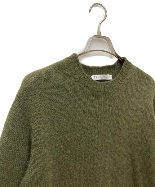 Christian Dior（クリスチャン ディオール）Christian Dior (クリスチャン ディオール) バックロゴニット グリーン サイズ:36の古着・服飾アイテム