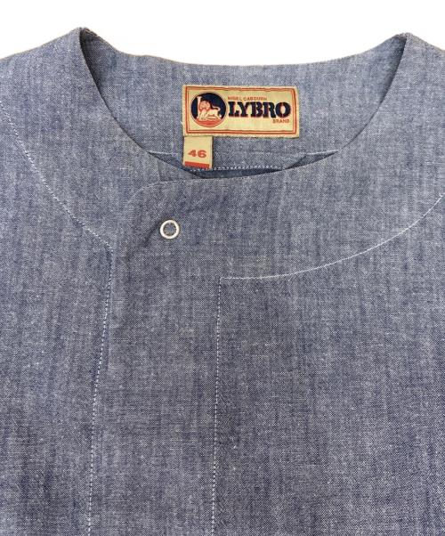 NIGEL CABOURN（ナイジェルケーボン）NIGEL CABOURN (ナイジェルケーボン) スリーピングシャツ　8036-13-10010 インディゴ サイズ:46の古着・服飾アイテム