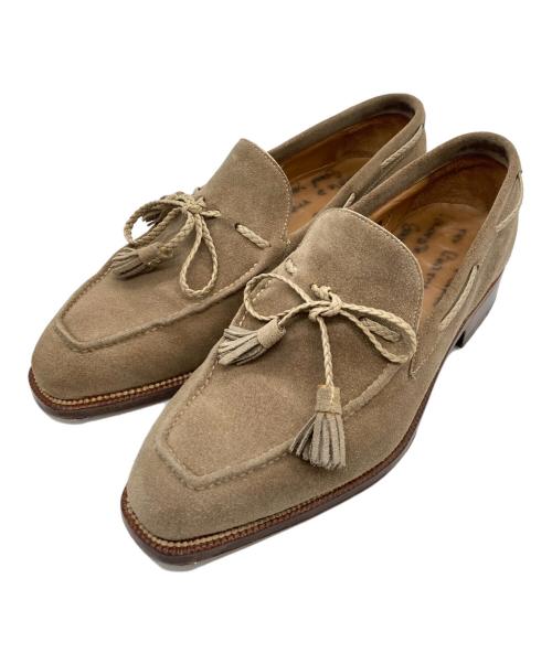 ENZO BONAFE（エンツォボナフェ）ENZO BONAFE (エンツォボナフェ) スウェードタッセルローファー ベージュ サイズ:5の古着・服飾アイテム