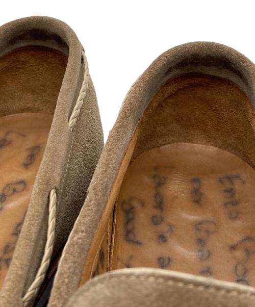 ENZO BONAFE（エンツォボナフェ）ENZO BONAFE (エンツォボナフェ) スウェードタッセルローファー ベージュ サイズ:5の古着・服飾アイテム