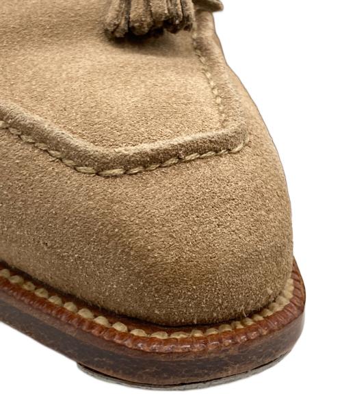 ENZO BONAFE（エンツォボナフェ）ENZO BONAFE (エンツォボナフェ) スウェードタッセルローファー ベージュ サイズ:5の古着・服飾アイテム