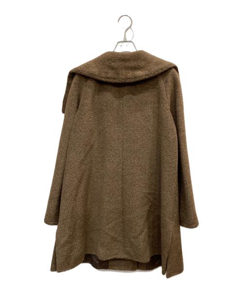 MaxMara（マックスマーラ）MaxMara (マックスマーラ) アルパカウールシャギーコート ブラウン サイズ:40の古着・服飾アイテム
