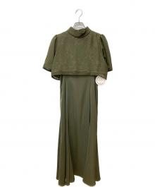 DORRY DOLL（ドリードール）の古着「レースブラウス付キャミソールワンピース」｜オリーブ