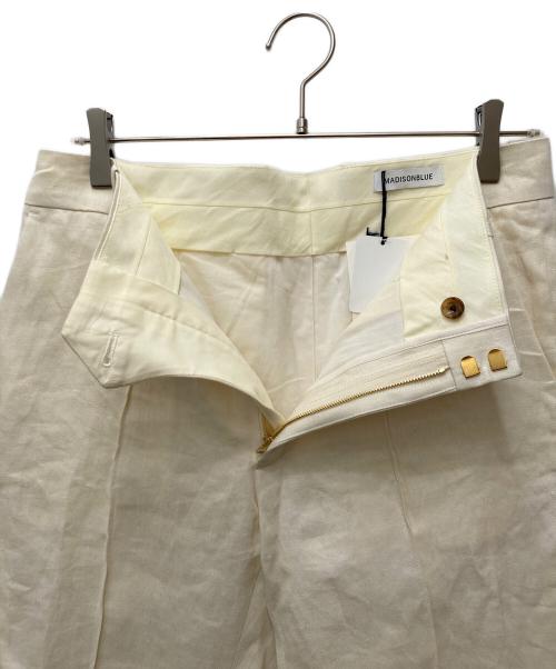 MADISON BLUE（マディソンブルー）MADISON BLUE (マディソンブルー) PINTUCK PANTS LINEN SATIN　MB201-3035 アイボリー サイズ:02 未使用品の古着・服飾アイテム