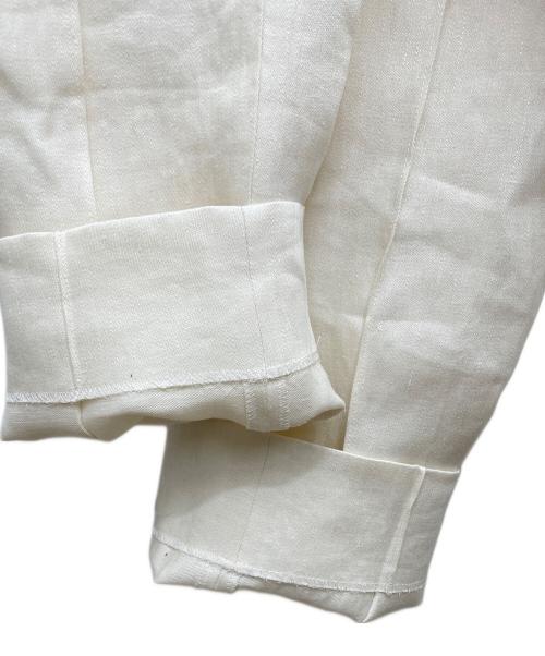 MADISON BLUE（マディソンブルー）MADISON BLUE (マディソンブルー) PINTUCK PANTS LINEN SATIN　MB201-3035 アイボリー サイズ:02 未使用品の古着・服飾アイテム