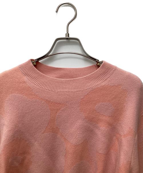 marimekko（マリメッコ）marimekko (マリメッコ) ジャガードニット ピンク サイズ:Mの古着・服飾アイテム