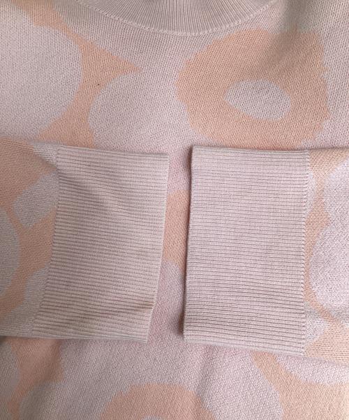 marimekko（マリメッコ）marimekko (マリメッコ) ジャガードニット ピンク サイズ:Mの古着・服飾アイテム