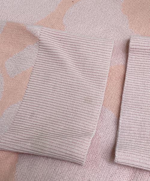 marimekko（マリメッコ）marimekko (マリメッコ) ジャガードニット ピンク サイズ:Mの古着・服飾アイテム