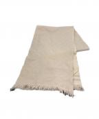 GUCCIグッチ）の古着「GGウールマフラー」｜ベージュ