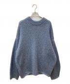TODAYFULトゥデイフル）の古着「Kid Mohair Knit 12220509」｜スカイブルー