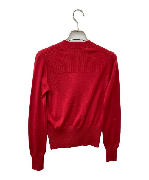 CYCLAS（シクラス）CYCLAS (シクラス) ハイゲージウールカーディガン 1-02-02-2051 レッド サイズ:XSの古着・服飾アイテム