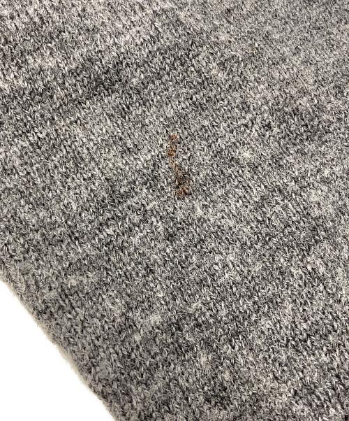 COMME des GARCONS HOMME（コムデギャルソン オム）COMME des GARCONS HOMME (コムデギャルソン オム) ブロック切替ハイゲージVネックニット HR-N007 グレー サイズ:Sの古着・服飾アイテム