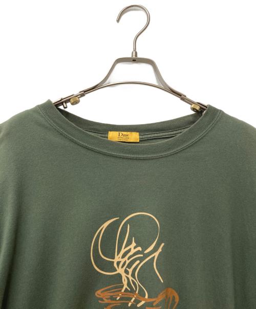 Dime（ダイム）Dime (ダイム) Tシャツ グリーン サイズ:EXTRA LARGEの古着・服飾アイテム