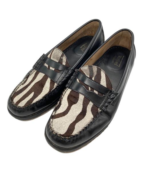 G.H.BASS&CO.（ジー・エイチ・バス・コー）G.H.BASS&CO. (ジー・エイチ・バス・コー) ZEBRA LARSONローファー BA11088 ブラック サイズ:44 1/2の古着・服飾アイテム