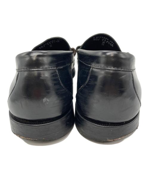 G.H.BASS&CO.（ジー・エイチ・バス・コー）G.H.BASS&CO. (ジー・エイチ・バス・コー) ZEBRA LARSONローファー BA11088 ブラック サイズ:44 1/2の古着・服飾アイテム